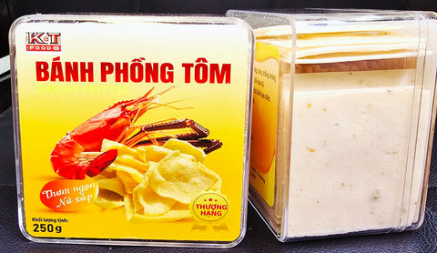 Bánh Phồng Tôm 65% Tôm - Shrimp Fritter 250g (x2 Hộp cho mỗi order) [BANT01]
