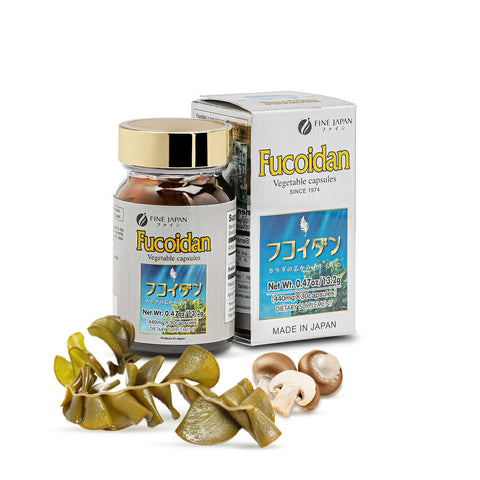 Fucoidan Tảo Biển Loại Viên - Wakame Mekabu Fine Fucoidan 440mg x 30 Capsules  [FINEJ02] | Buy 5 Get 5