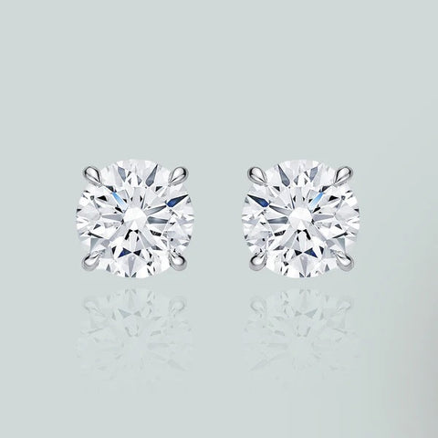 Earring 14k Natural Diamond 5mm G, VVS