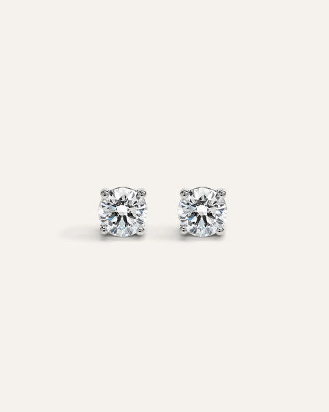 Earring 14k Natural Diamond 5mm G, VVS