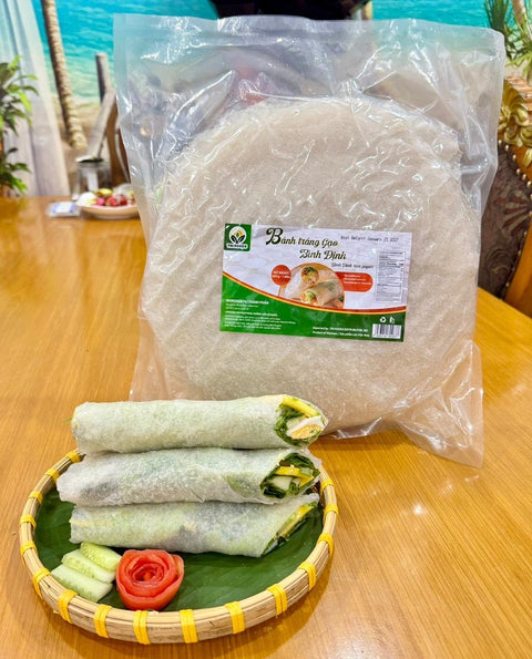 Bánh tráng Gạo Bình Định - Binh Dinh Rice Paper 800g - Limit 2 [BANT01] | Contains Sesame