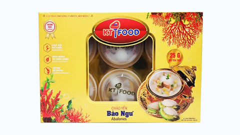 Cháo Yến Bào Ngư - Instant Bird Nest Congee with Abalone (30g x 6 Bowls)
