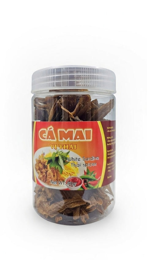 Khô Cá Mai Vị Thái - Dried Sardines with Thai Flavoring 90g [KOCA03]
