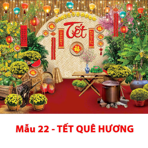 Phông Nền Tết số 22-size lớn-cao215xngang320cm