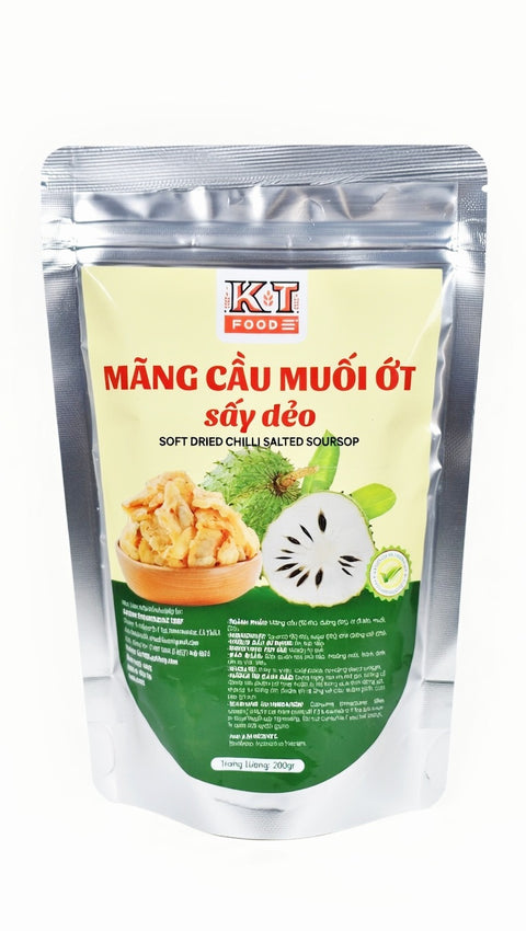 Mãng Cầu Sấy Muối Ớt 200g
