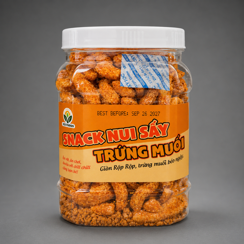 Snack Nui Sấy Trứng Muối (500g)