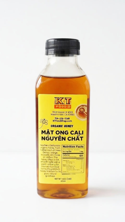 Mật Ong Hoa Rừng Nguyên Chất - Wild Flower Honey 16oz