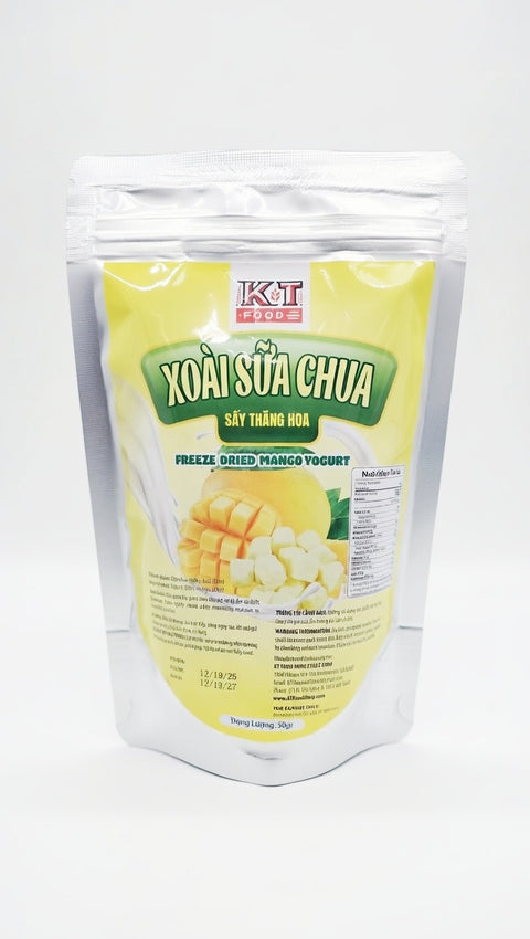 Xoài Sữa Chua Sấy Khô Loại 1 - Freeze Dried Mango Yogurt 50gr