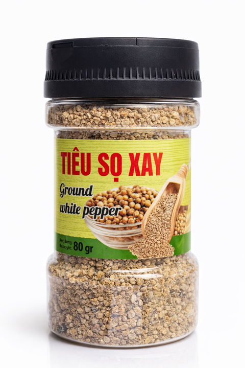 Tiêu Sọ Xay - Ground White Pepper 80g
