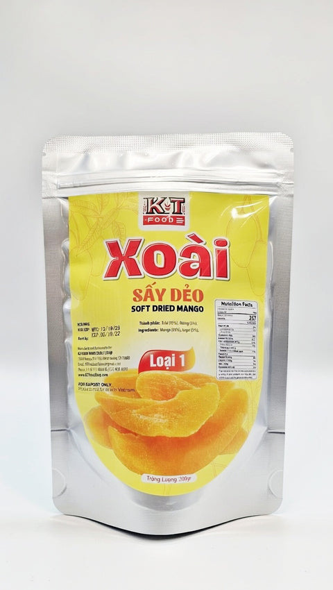 Xoài Sấy Dẻo Loại 1 - Soft Dried Mango 200g