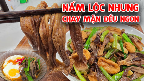 Nấm Lộc Nhung - Dried Velvet Mushroom 120gr  [NAM03]